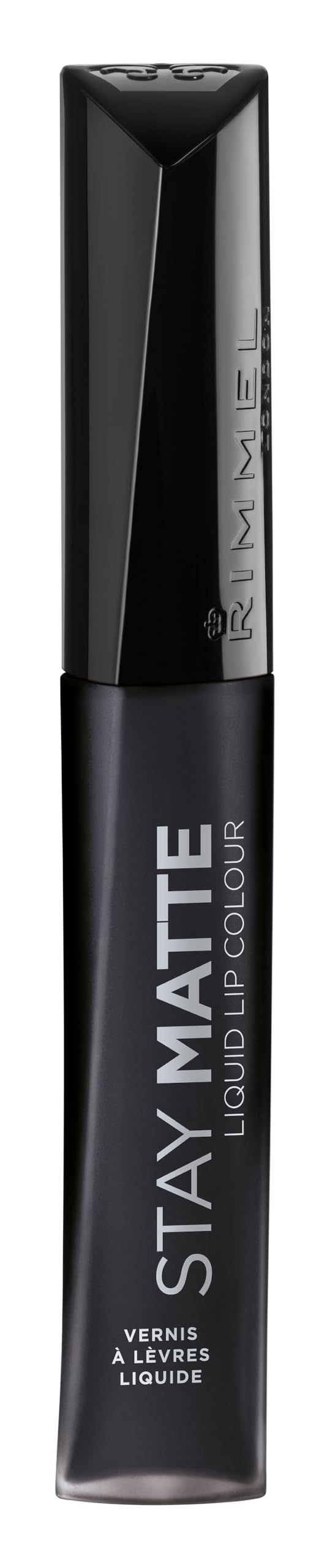 Rimmel Stay Matte Lip Liquid, Pitch Black, 0.21 Fluid Ounce
