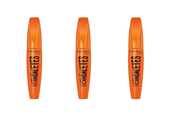 Rimmel London Volume Flash Scandal Eyes Mascara, Black [001] 0.41 oz (Pack of 3)