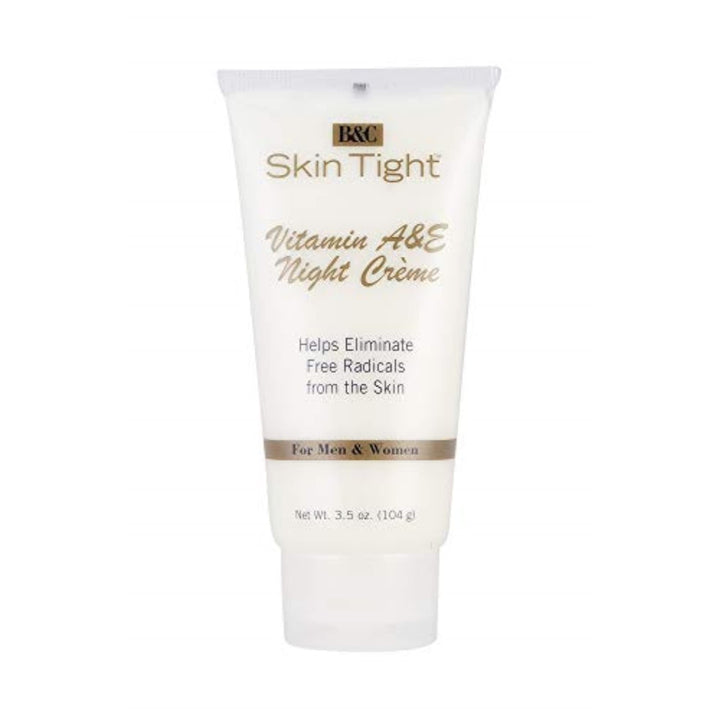 B&C Skin Tight Vitamin A & E Night Creme 4 Oz.
