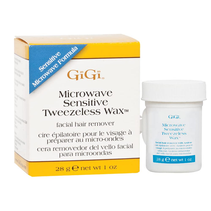 Gigi Microwave Sensitive Tweezeless Wax, 1 Ounce