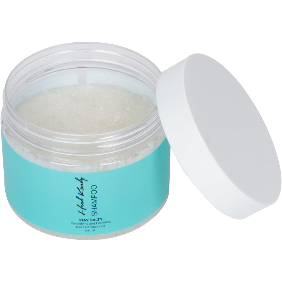 Head Kandy Stay Salty Sea Salt Purifying & Detoxifying Shampoo | Safe for Colored Treated Hair | Seaweed For Hydration, Volume & Shine | 12 oz