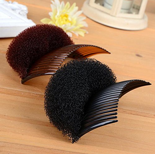 2PCS Long 3.3inch Hair Decoration Comb Sponge Foam Hair Volume Bump it up Insert Hair Base Styling.