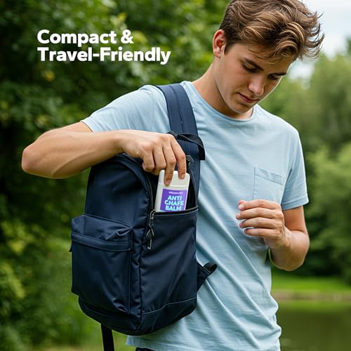 SilkySecret Anti Chafing Stick (2.82 Oz), Anti-Chafe Balm for Women & Men, Glide-On Comfort for Thighs, Underarms & Sensitive Areas, Long-Lasting Skin Protection