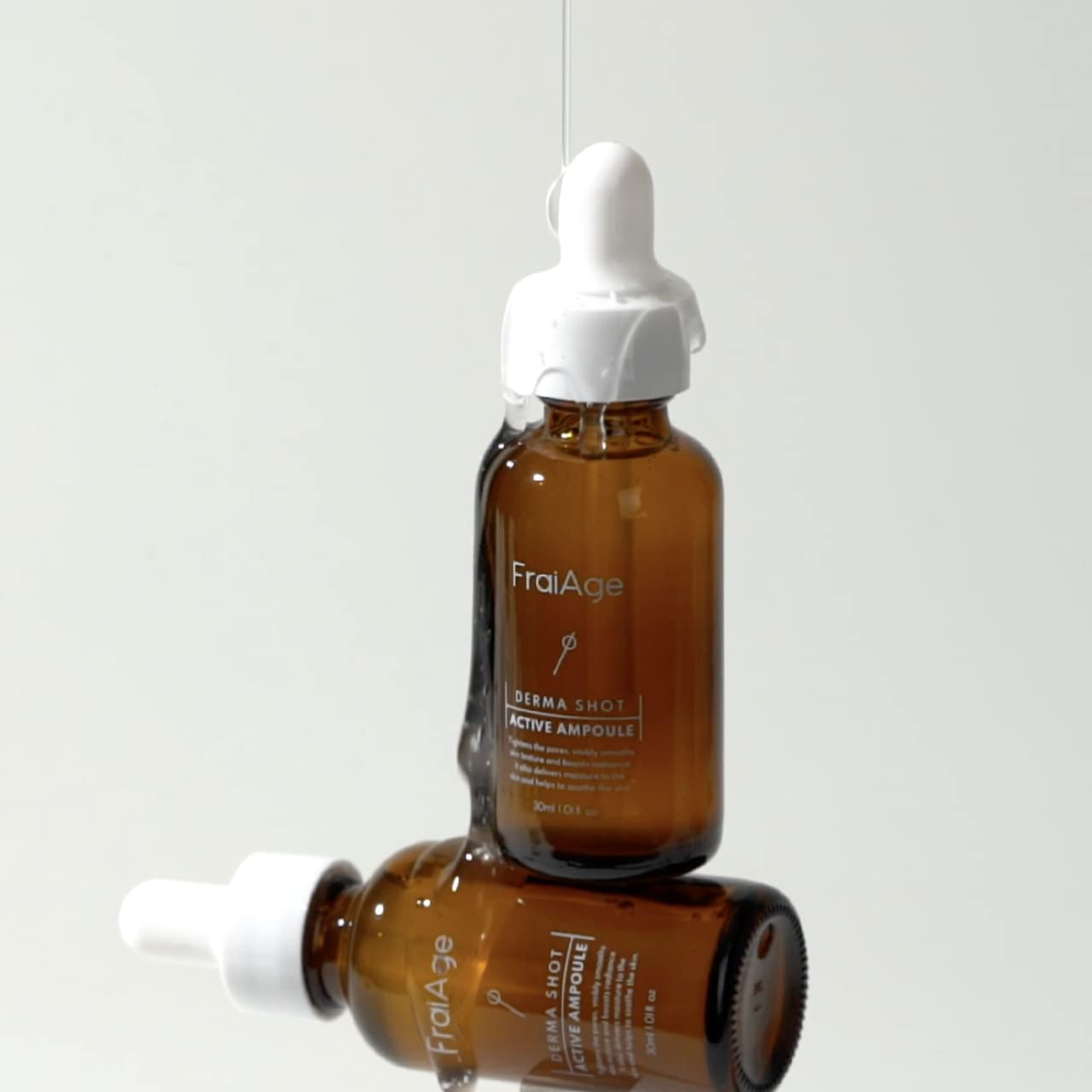 fraiage derma shot active ampoule 30 ml 1.01 fl oz_Skin Energy, Moisturizing, Calming,Pore Care, Hyaluronic Acid & Spicule serum, spicule from sea sponges &Hydrating Facial Serum,Korean Skincare.