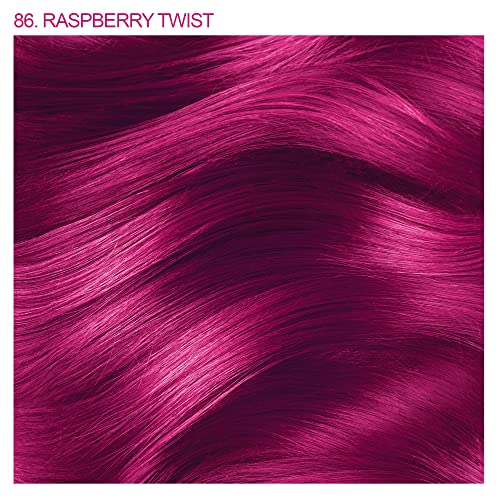 Adore Semi Permanent Hair Color - Vegan and Cruelty-Free Red Hair Dye - 4 Fl Oz - 086 Raspberry Twist (Pack of 1)
