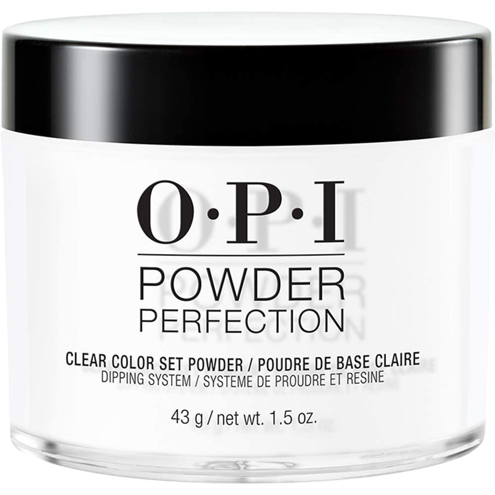 OPI Powder Perfection Clear Color Set Powder | Color Setting Nail Dipping Powder | 1.25 oz