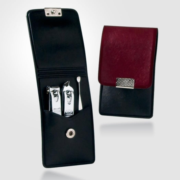 3-Piece, Silver : Three Seven 777 Travel Manicure Pedicure Grooming Kit Set,Stainless steel, (Total 3 PC, Model: TS-78C,Silver),Personal Nail care- Made in Korea