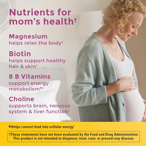 Nature Made Prenatal Vitamin Softgels + Choline Capsules, Folic Acid + DHA + Choline, 60 Prenatal Softgels, 60 Choline Supplements Capsules