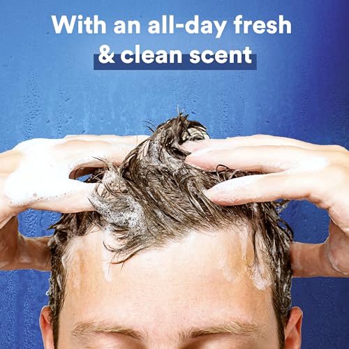 Suave Men 2 in 1 Anti Dandruff Shampoo and Conditioner, Classic Clean with Bamboo scent, 40 oz Pack of 3