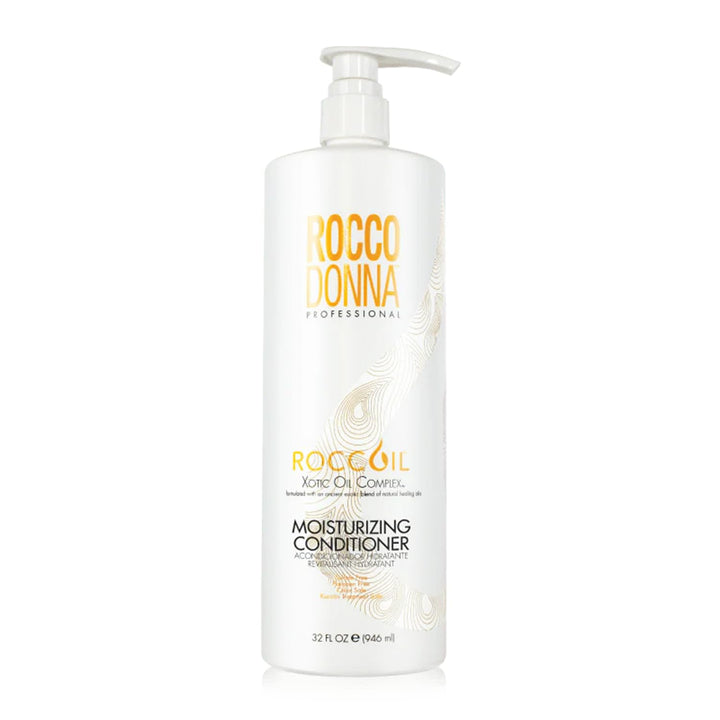 Rocco Donna Moisturizing and Hydrating Conditioner for Damaged hair | Intense Dry Hair Repair | 32 oz