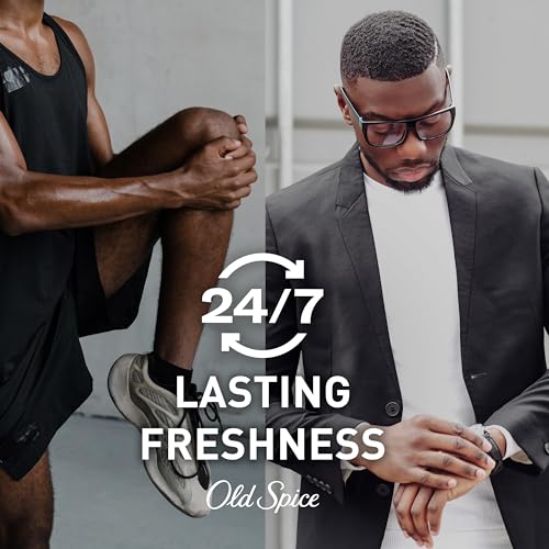 Old Spice Aluminum Free Deodorant for Men, 24/7 Odor Protection, 24/7 Freshness & Lasting Scent, Swagger with Cedarwood Scent, 3.8 oz (Pack of 3)