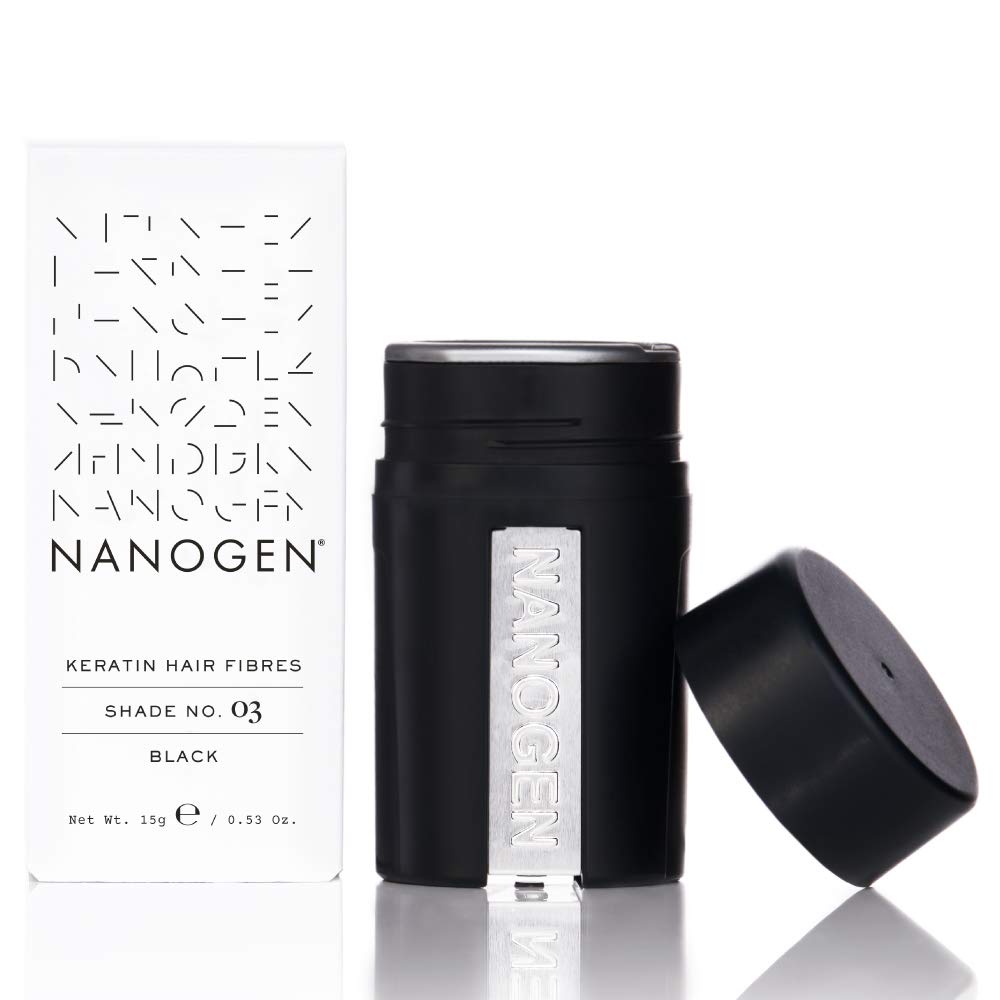 Hair Loss Concealer Fibers by Nanogen - Black-15 grams