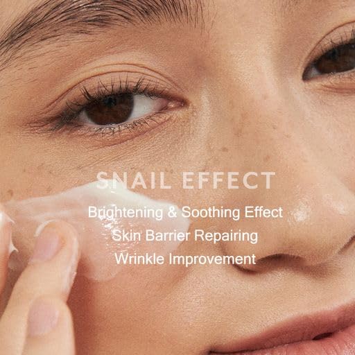 MIZON All in One Snail Repair Cream Snail Mucin with 12 Natural Extracts Korean Recovery Cream for Fine Line & Blemish Care (2.53 Fl Oz Pack of 2)