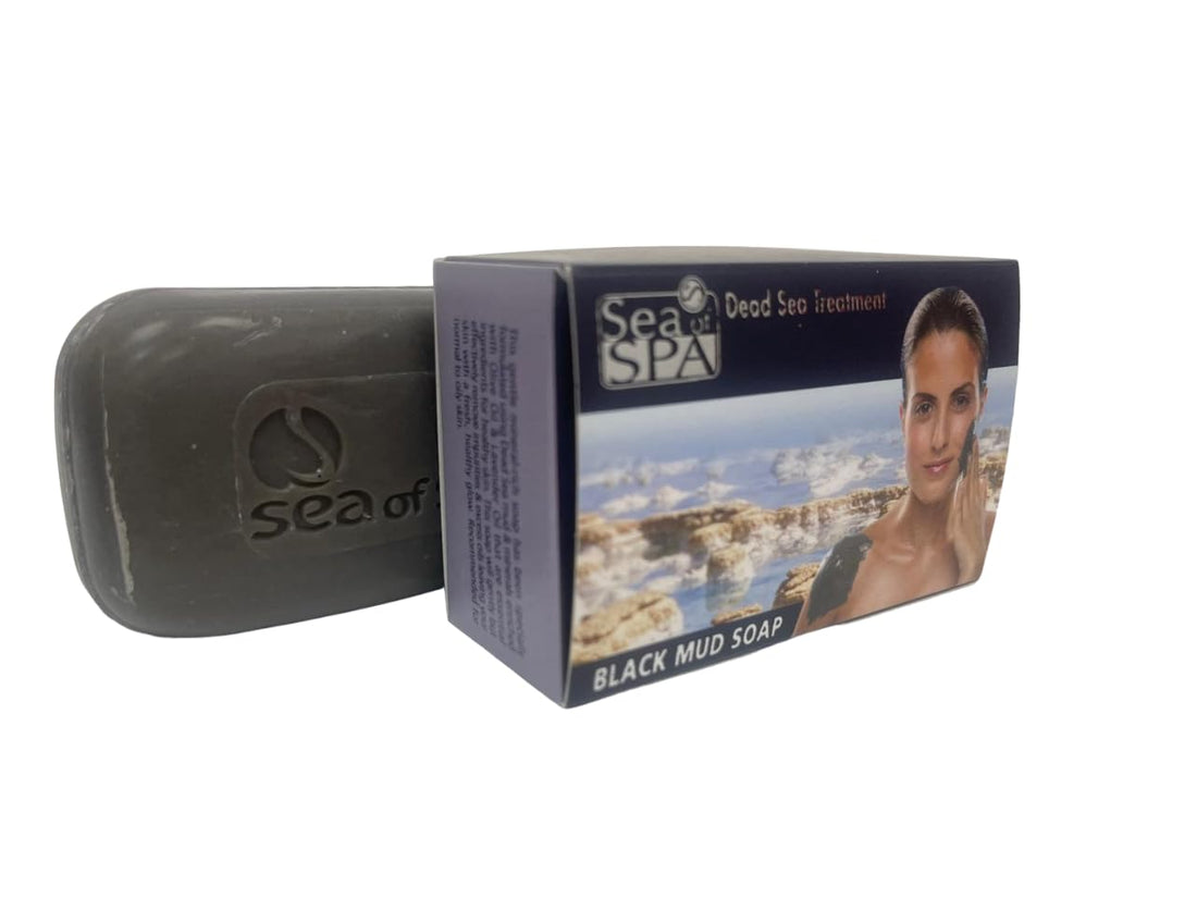 Dead Sea Minerals Black Mud Soap by Sea of Spa