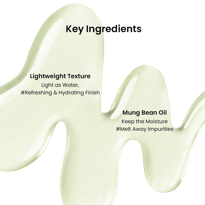 beplain Mung Bean Cleansing Oil(6.76fl.oz/200ml)| Fragrance-Free | Non-Comedogenic Tested| Makeup Blackhead Remover & Deep Pore Cleanser| Suitable for Sensitive Skin| Double Cleansing Korean Skincare