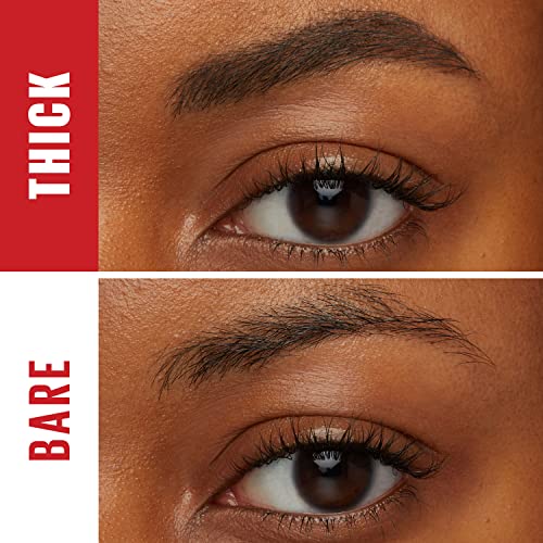 Maybelline Tattoo Studio Brow Styling Gel, Waterproof Eyebrow Make Up, Brow Tint for Up to 36HR Wear, Black Brown, 1 Count
