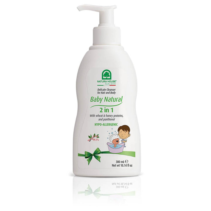 Pelle Baby Natural 2 In 1 Hair and Body, 10.14 Ounce