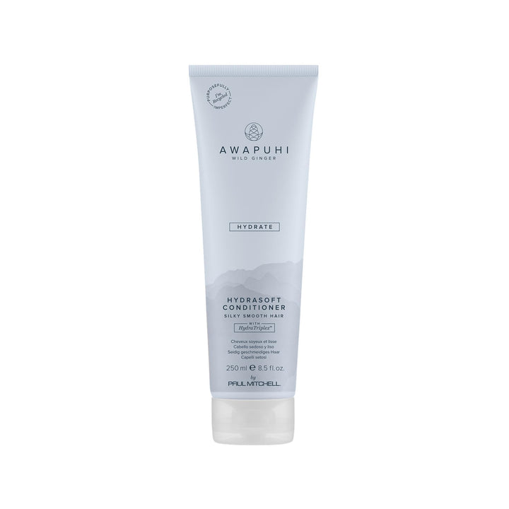 Awapuhi Wild Ginger by Paul Mitchell HydraSoft Conditioner, For Silky Smooth Hair, Ideal For All Hair Types, Especially Dry + Frizzy Hair, 8.5 oz.