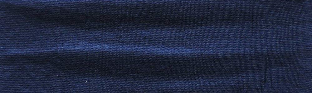 Kenz Laurenz Soft and Stretchy Elastic Cotton Headbands, (Pack of 12) - Navy