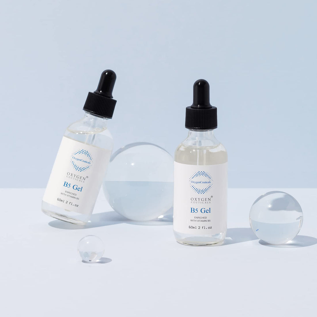 OxygenCeuticals B5 Gel (30ml) – Treatment Serum with Hyaluronic Acid and Antioxidant Vitamin B5 & E, Intensive Hydrating Face Serum