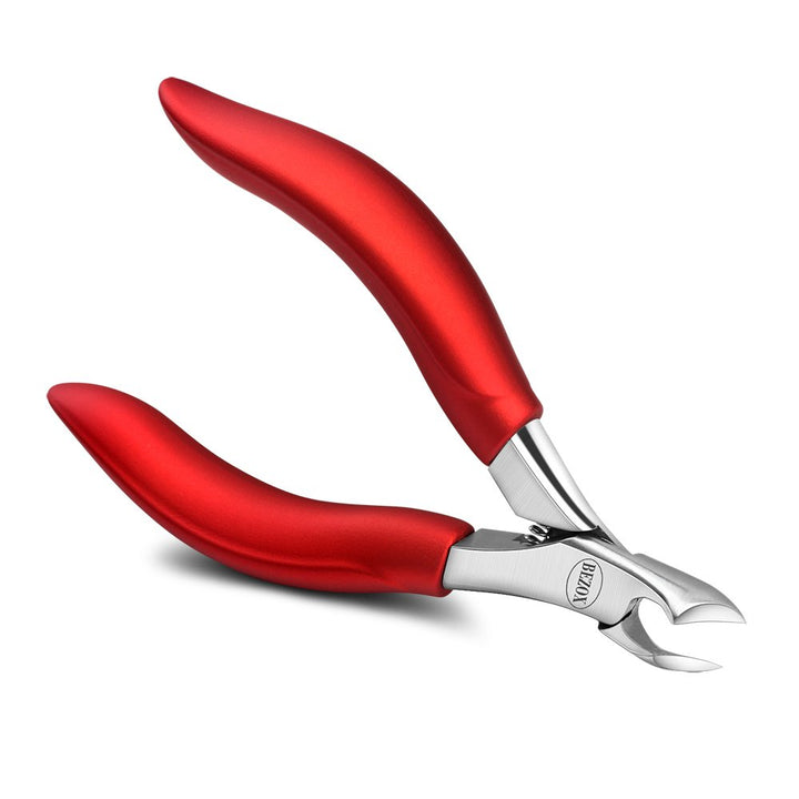 BEZOX Toenail Clippers for Thick or Ingrown Nails / Cuticle Nippers - Heavy Duty Medical Grade Stainless Steel Nail Trimmer - Olecranon Short