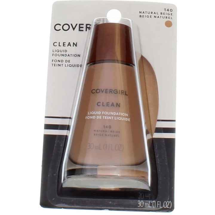 # 140 Natural Beige : CoverGirl Clean Normal Skin, # 140 Natural Beige, 1 Ounce