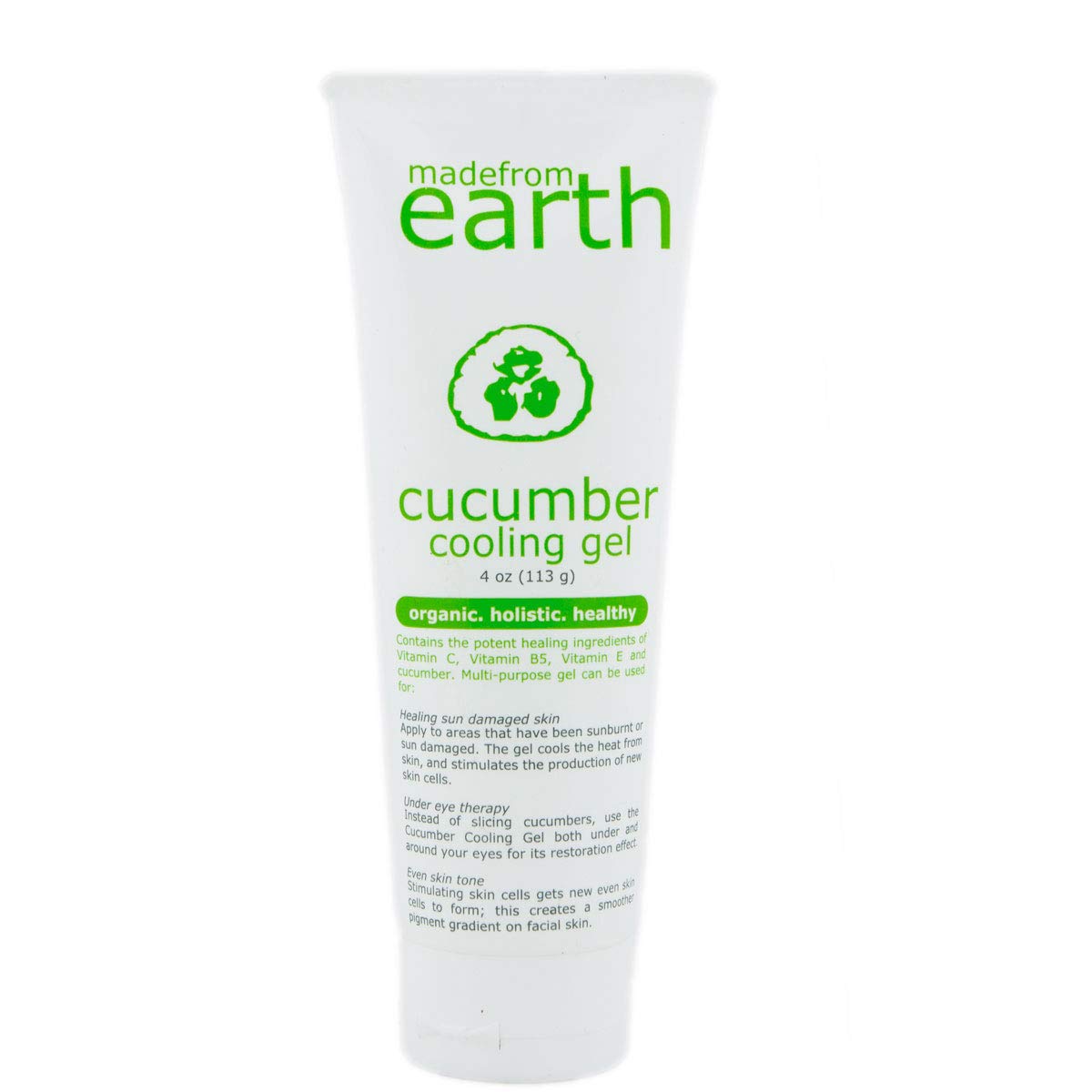 Made from Earth Cucumber Cooling Gel, Organic Cucumber, Vitamin C, and Aloe Vera