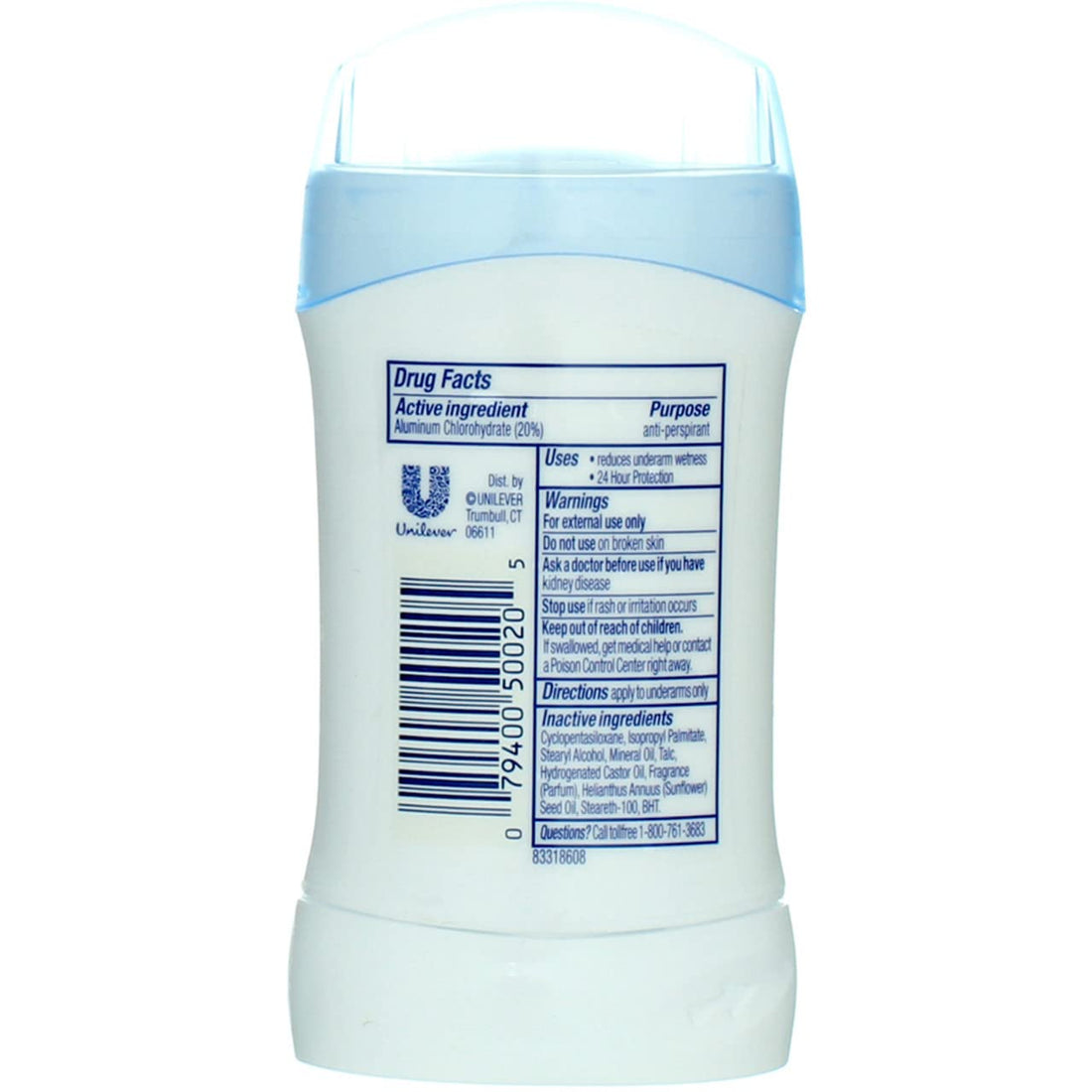 Dove Anti-Perspirant Deodorant Invisible Solid Powder 1.60 oz (Pack of 5)