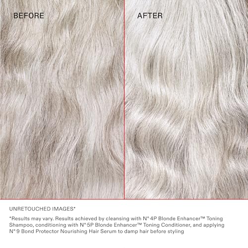 Olaplex No. 4P Blonde Enhancer Purple Toning Shampoo, Repairs, Hydrates, & Brightens All Blonde, Lightened, & Grey Hair, 8.5 fl oz
