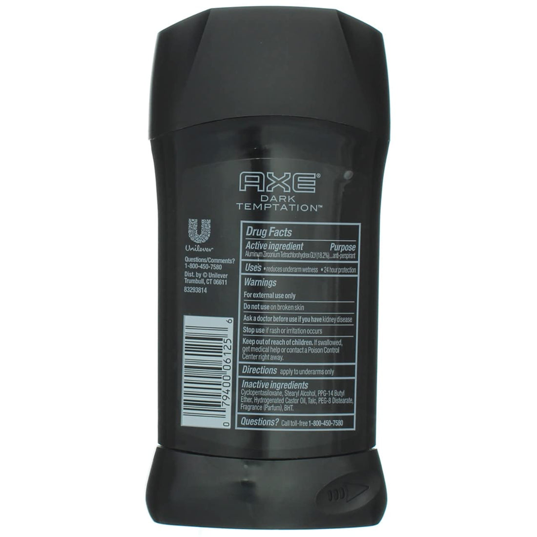 Axe Anti Perspirant Odor & Wetness Protection Dark Temptation 2.7 oz (Pack of 2)
