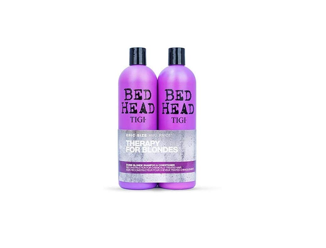 Dumb Blonde by TIGI Bed Head Hair Care Dumb Blonde Tween Set - Shampoo 750ml & Reconstructor 750ml 750ml