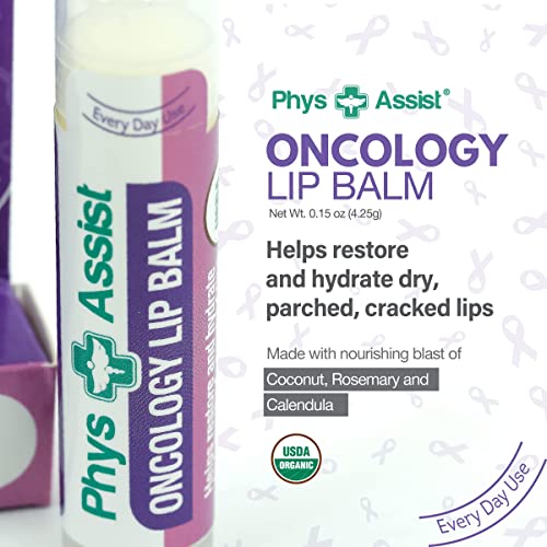 PhysAssist Oncology Cream 4 oz plus Lip Balm. Hydrates and Pampers Stressed skin. Made with a blend of natural Botanicals. Clinically Tested, Non Irritant.