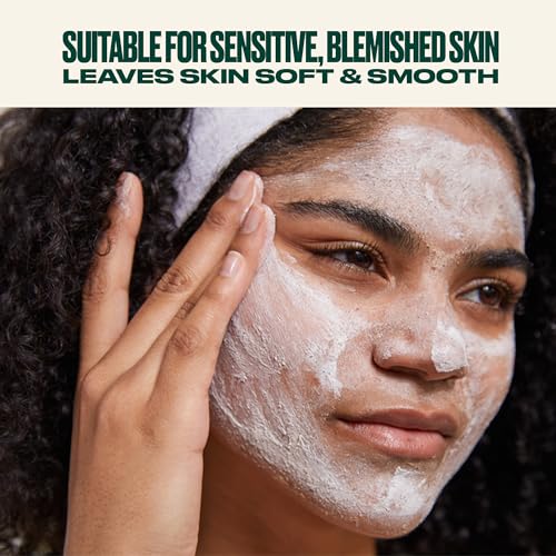 The Body Shop Tea Tree 3 in 1 Wash Scrub & Mask – Purifying Vegan Skincare For Oily, Blemished Skin – 4.2 oz