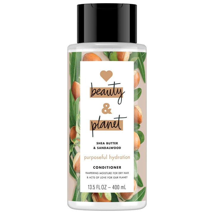 Love Beauty and Planet Shea Butter and Sandalwood Conditioner for Unisex, 13.5 Ounce