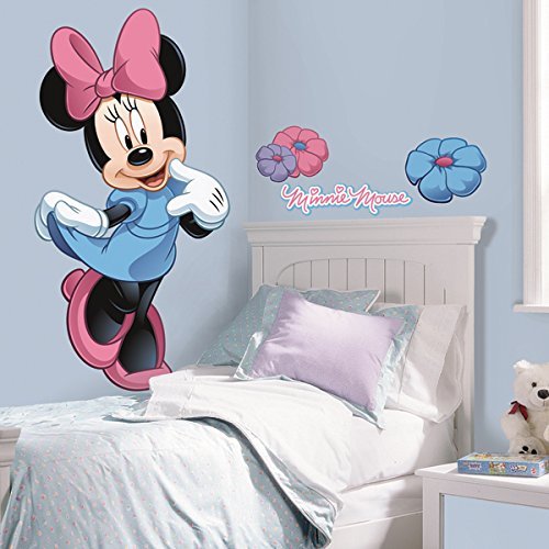 RoomMates RMK1509GM Disney Minnie Mouse Giant Peel and Stick Wall Decal