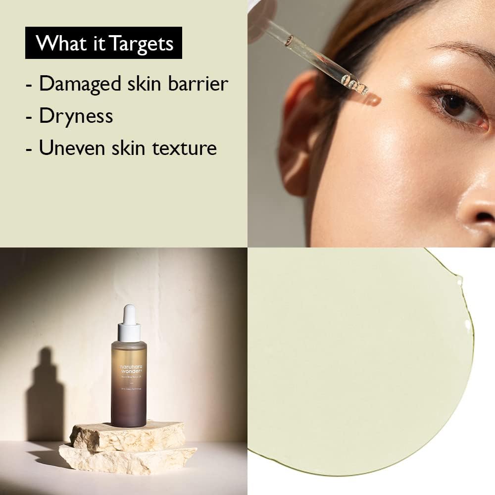 [Haruharu Wonder] Black Rice Facial Oil 30ml Anti-Oxidant Replenish Nourishing Facial Oil