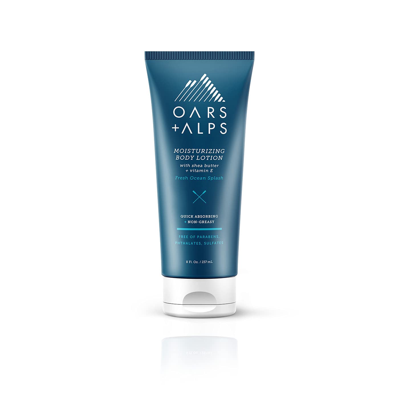 Oars + Alps Body Lotion with Viatmin E, Hydrates with Shea Butter and Sunflower Oil, Fresh Ocean Splash, 8 Oz