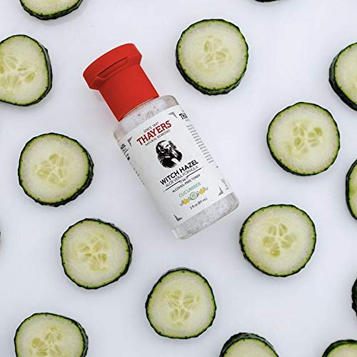 Cucumber: Thayers Trial Size Alcohol-Free Cucumber Witch Hazel Toner With Aloe Vera, 3 Ounce Bottle