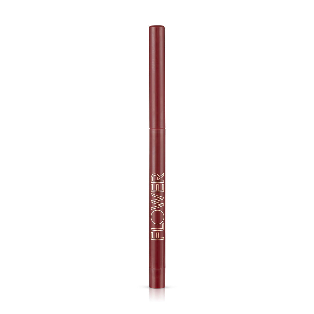 Flower Beauty Petal Pout Lip Liner - Smooth & Creamy Lip Liner with Pigment Rich Color, Prevents Feathering of Lip Color, Comes with Built-in Sharpener (Plum)