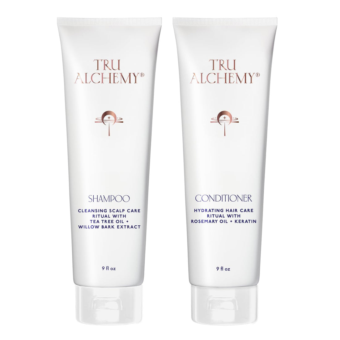 Tru Alchemy Shampoo & Conditioner - Best Shampoo and Conditioner for Dry Damaged Hair - Speed Up Hair Growth and Boost Volume, 9 fl oz.