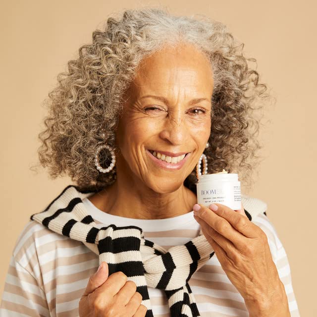 BOOM! by Cindy Joseph Boomsilk - Rejuvenating Face & Body Moisturizer For Aging Skin - Organic Body Lotion for Women to Soften and Protect Your Skin - 2 Oz