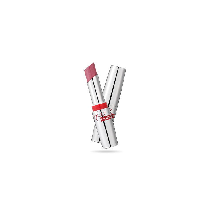 Pupa Milano Miss Pupa Lipstick - Ultra Bright, Crystal Effect - Super Shiny Lips - Semi-Transparent Comfortable Lip Color - Enhance the Volume of your Lips - 201 Cinderella - 0.071 Oz