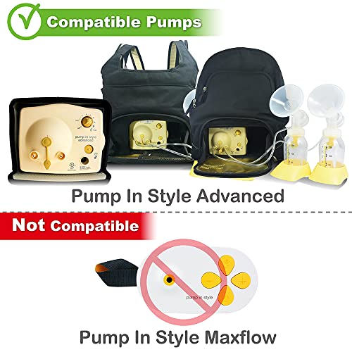 Nenesupply Pump Parts with 17mm Flanges Compatible with Medela Pump in Style Breastpump Not Original Medela Pump Parts Include Compatible Flange Breastshield Connector Valve Membrane Tubing
