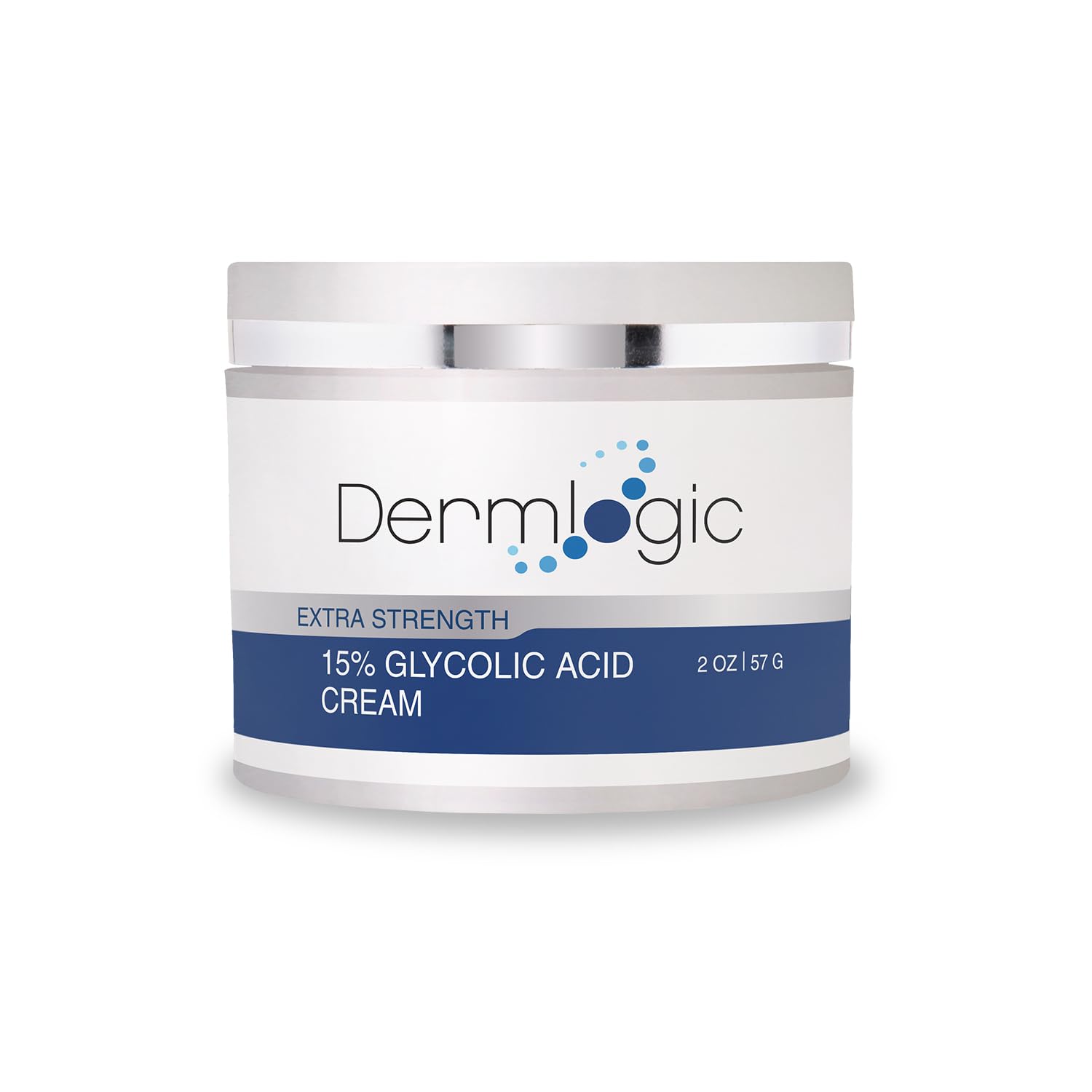 Glycolic Cream 15% - Natural Anti Aging Exfoliator to Smooth Away Fine Lines & Wrinkles & Improve a Dull Looking Complexion. Includes A.H.A & Green Tea Moisturizer for Face & Body.