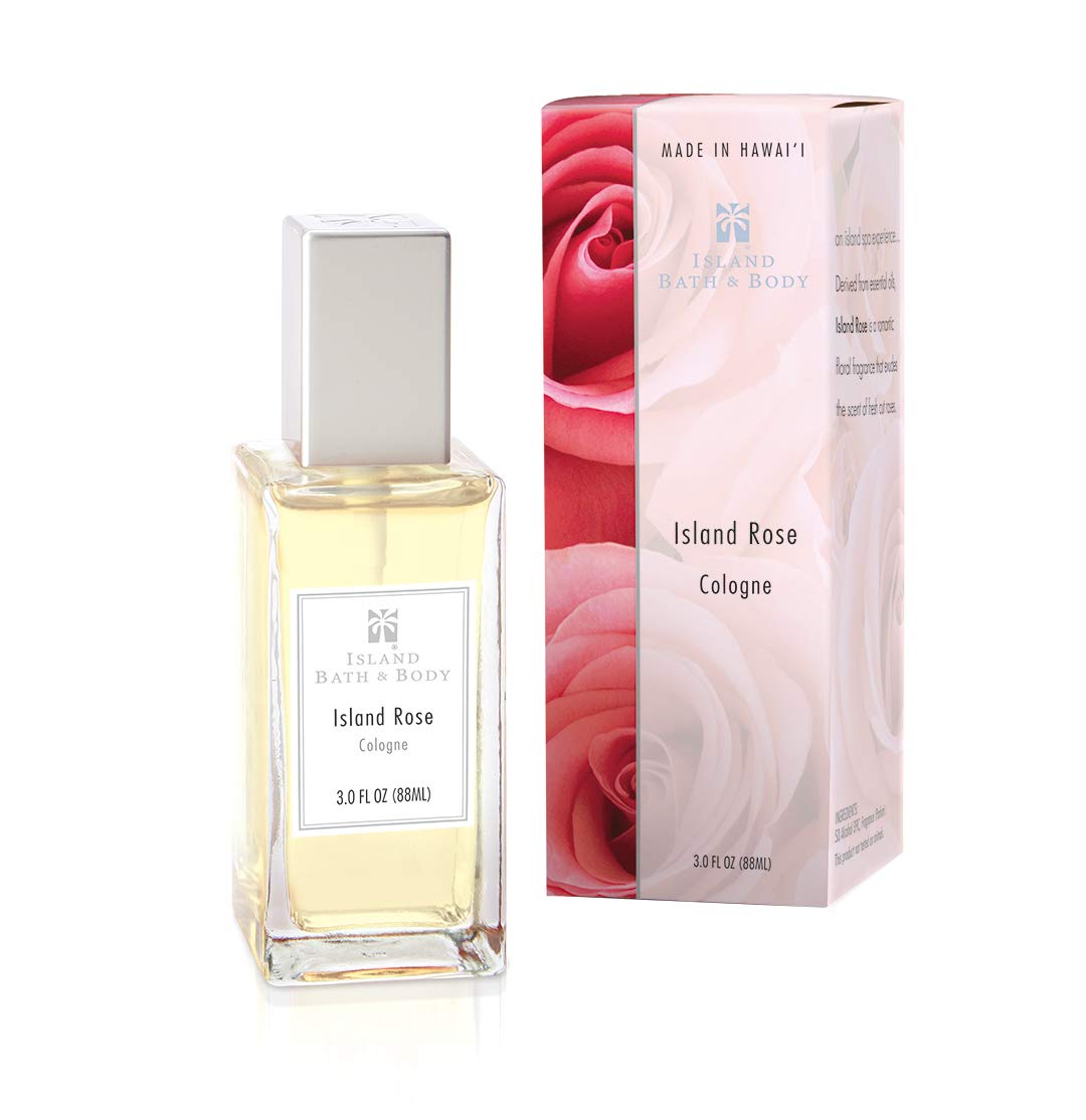 Island Bath & Body Maui Tea Rose Cologne 3.0 oz.