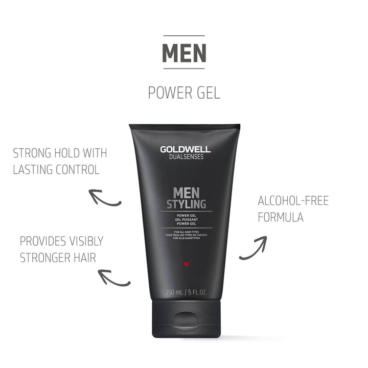 Goldwell Dualsenses Styling Power Gel for Men, 5 Ounce