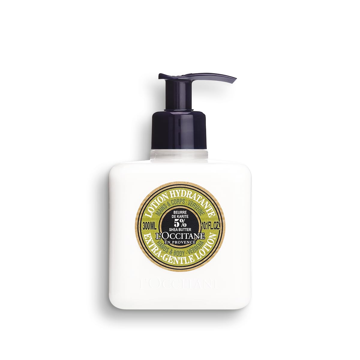 L'Occitane Verbena Shea Butter Hands & Body Extra-Gentle Moisturizing Lotion: Organic Verbena Extract | Refreshing Scent | Softening | Vegan