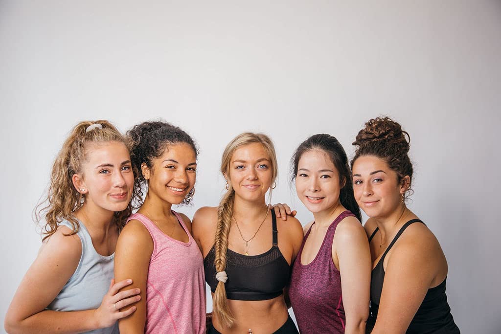 Burlybands Large Hair Ties for Thick Heavy or Curly Hair. No Slip No Damage Seamless Ponytail Holders Scrunchies Sports Thick Hair Ties (Black 8 Pcs)