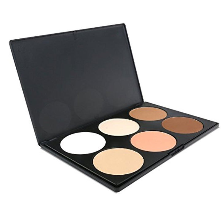 iMeasy Makeup Contour Kit Highlight and Bronzing Powder Palette - 6 Colors