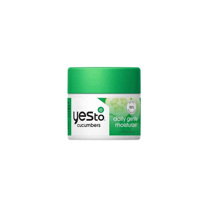 Yes To Cucumbers Daily Gentle Moisturizer 1.7 Fl Oz I Sensitive Skin I Hydrate I Aloe + Sweet Almond Oil I Vegan I 95% Natural Ingredients